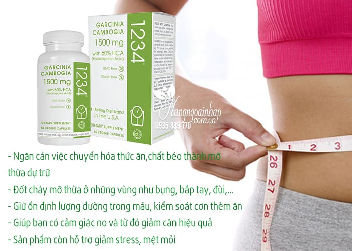 Garcinia Cambogia 1234 của Mỹ - Thuốc giảm cân tốt nhất 2