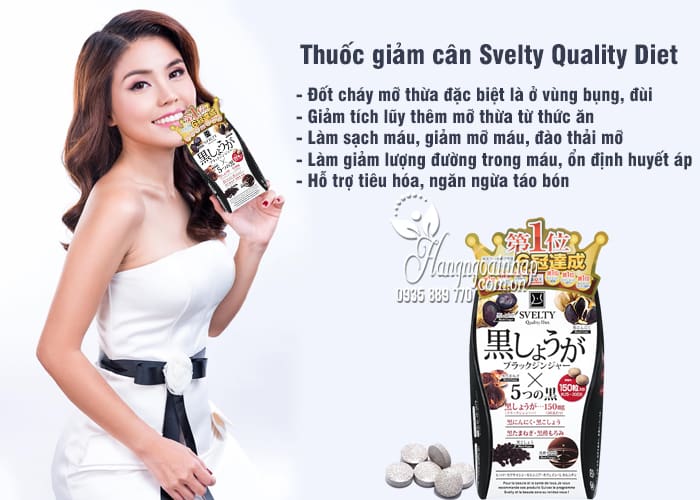 Thuốc giảm cân Svelty Quality Diet 150 viên số 1 của Nhật Bản 3