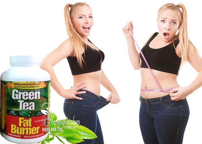 Thuốc Giảm Cân Trà Xanh Green Tea Fat Burner 400mg Hộp 200 Viên