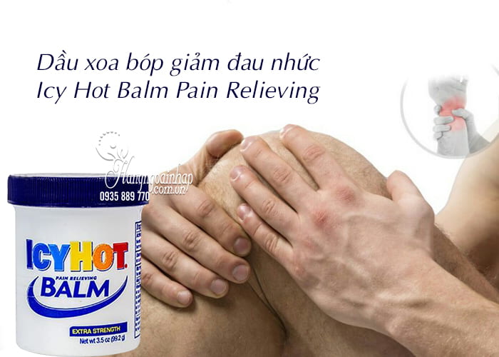 Dầu xoa bóp giảm đau nhức Icy Hot Balm Pain Relieving của Mỹ 2