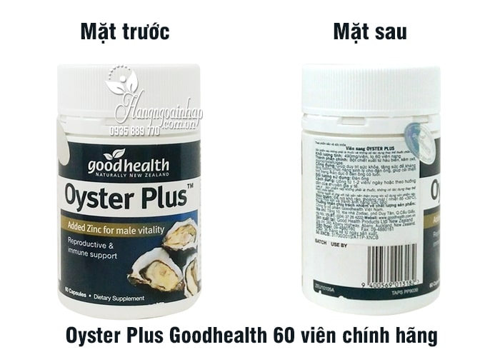 Oyster Plus Goodhealth Tăng Sinh Lý Nam Giới - Hộp 60 Viên 4