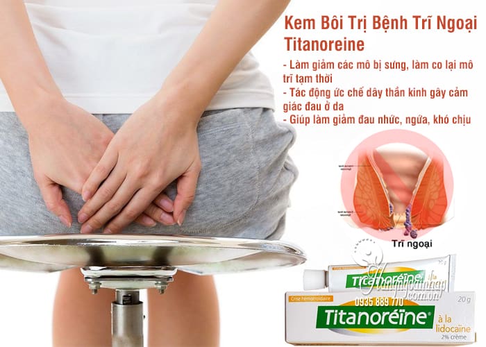 Kem Bôi Trị Trĩ Titanoreine Của Pháp 20g