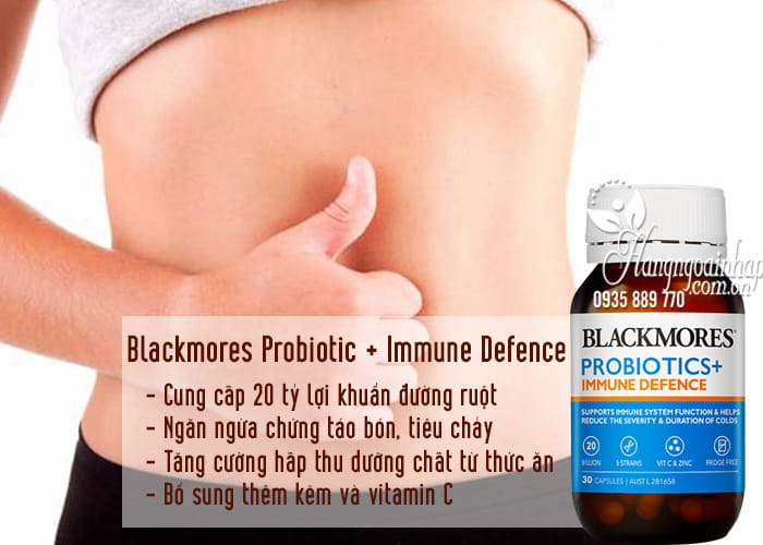 Men vi sinh Blackmores Probiotic + Immune Defence 30 viên 2