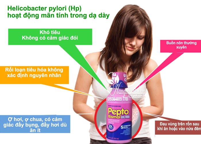 Siro chuyên trị tiêu hóa, dạ dày Pepto Bismol Ultra 354ml 4