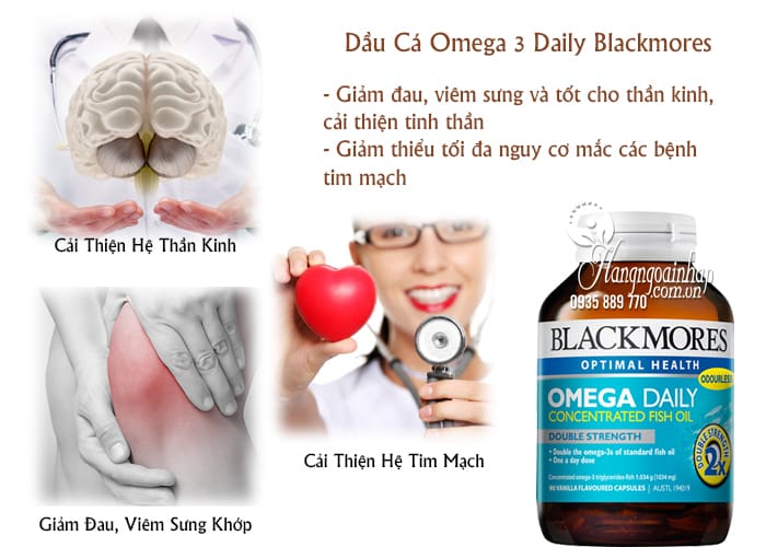 Dầu Cá Omega 3 Daily Blackmores 90 Viên Của Úc 2