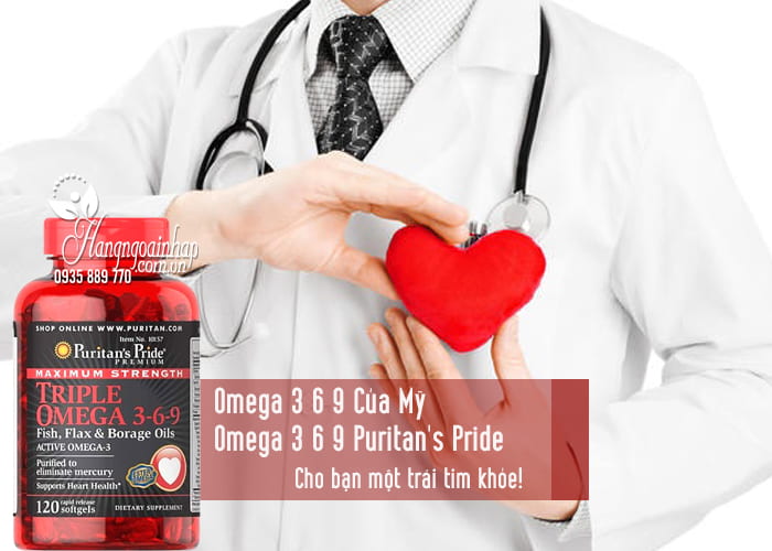 Omega 3 6 9 Của Mỹ Omega 3 6 9 Puritan 39 S Pride 120 Vien