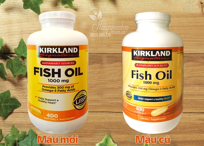 Omega 3 Của Mỹ - Omega 3 Fish Oil 1000mg Kirkland