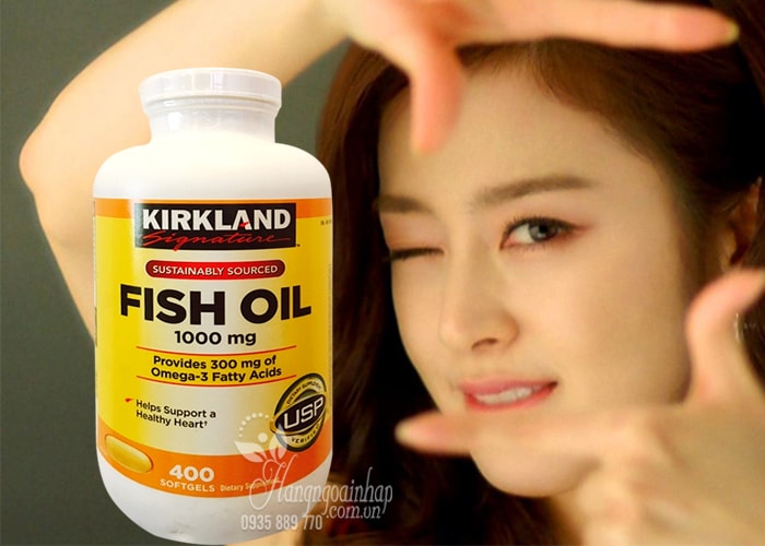 Omega 3 Của Mỹ - Omega 3 Fish Oil 1000mg Kirkland