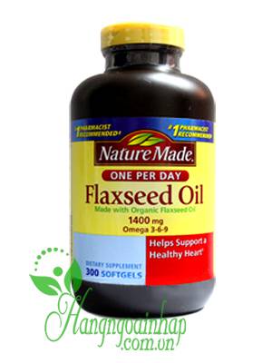 dầu hạt lanh flaxseed oil omega 369
