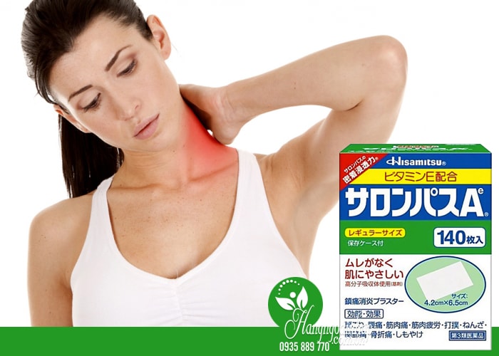 Cao dán giảm đau xương khớp Salonpas Hisamitsu 140 miếng tại Hàng Ngoại Nhập 