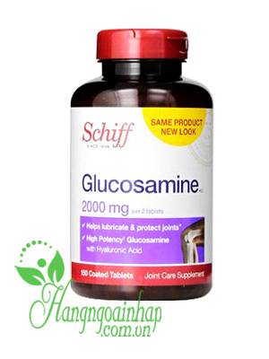 Glucosamine Schiff 2000mg hộp 150 viên của Mỹ - Tốt cho xương khớp	