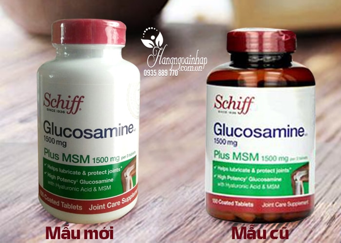 Schiff Glucosamine Plus MSM 1500mg hộp 150 viên của Mỹ