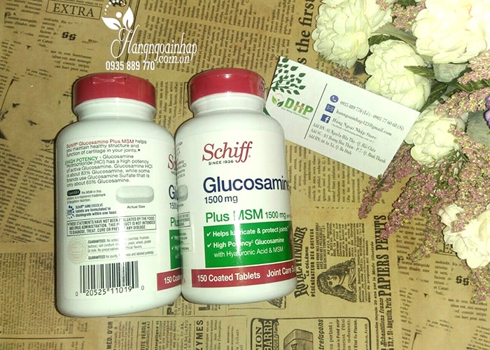 Schiff Glucosamine 1500mg Plus MSM 1500mg của Mỹ 