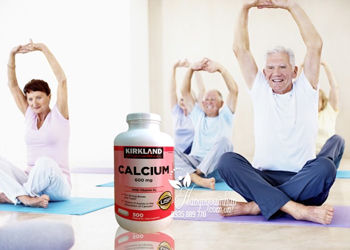 Viên Calcium 600mg With Vitamin D 500 Viên Của Kirkland