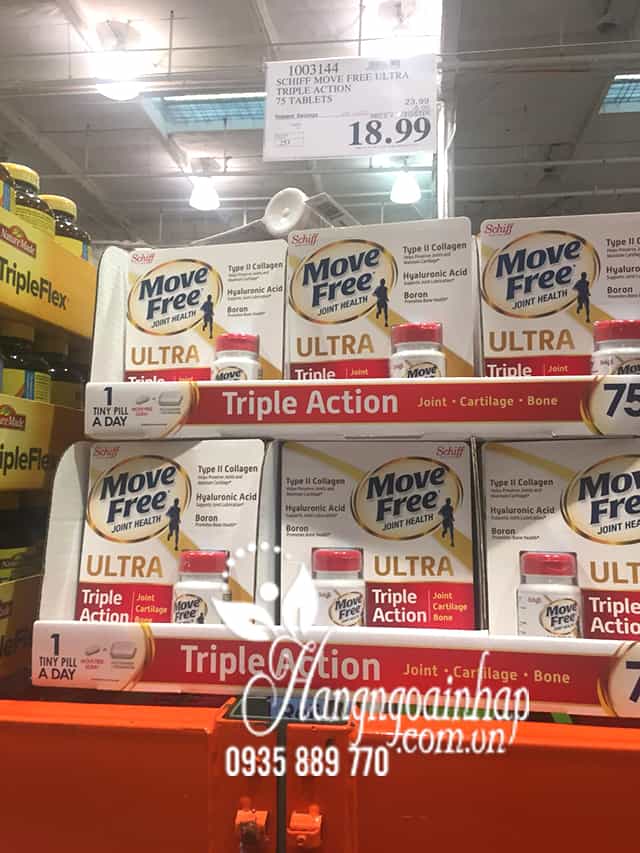 Viên uống bổ xương khớp Schiff Move Free Ultra Triple Action 10