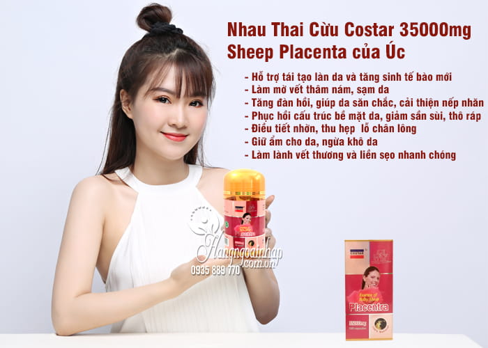 Nhau Thai Cừu Costar 35000mg - Sheep Placenta của Úc 4