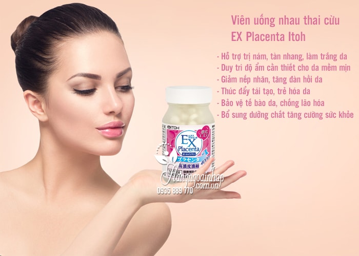 Viên uống nhau thai cừu EX Placenta Itoh 4000mg Nhật Bản 2