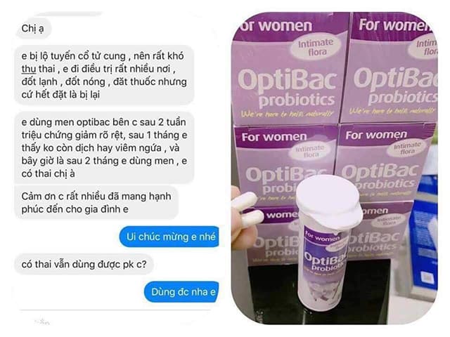 review một số đánh giá của người dùng về men vi sinh optibac 3