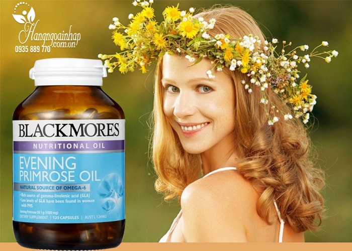 Viên uống tinh dầu hoa anh thảo Blackmores Evening Primrose Oil 125 viên