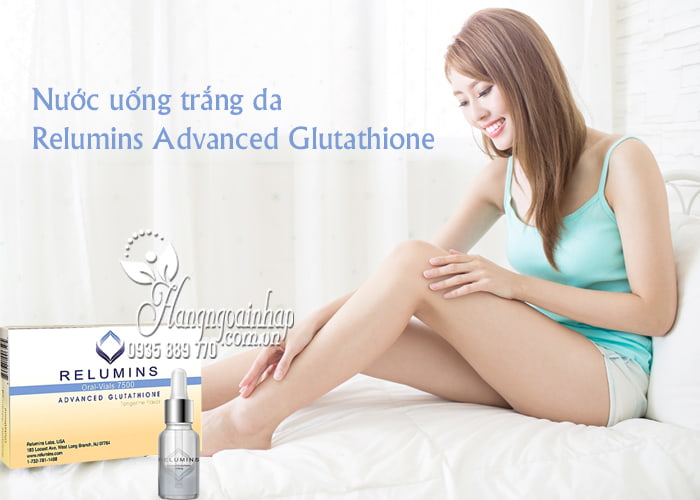 Nước uống trắng da Relumins Advanced Glutathione 7500mg 4