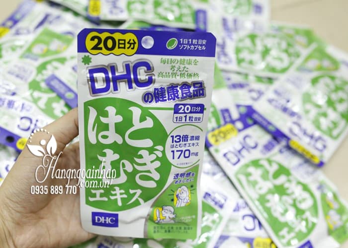 Viên uống trắng da DHC 20 ngày Coix Extract của Nhật Bản 3