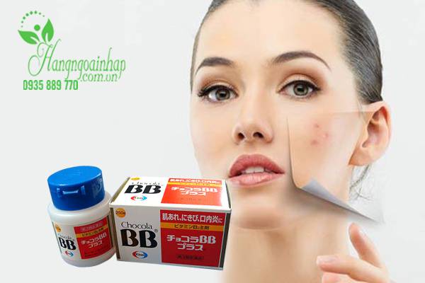 Viên uống trị mụn BB Chocola Pure của Nhật Bản hộp 250 viên