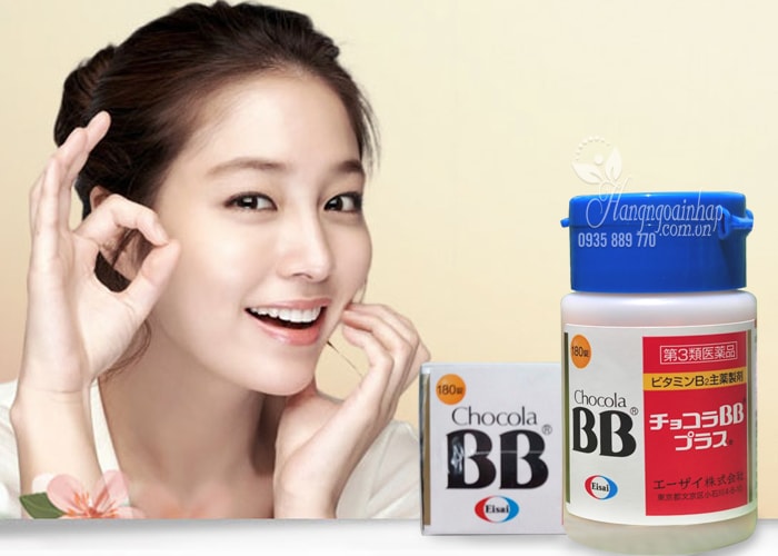 Viên uống trị mụn, nám, tàn nhang Chocola BB Eisai 180 viên hàng Nhật Bản 