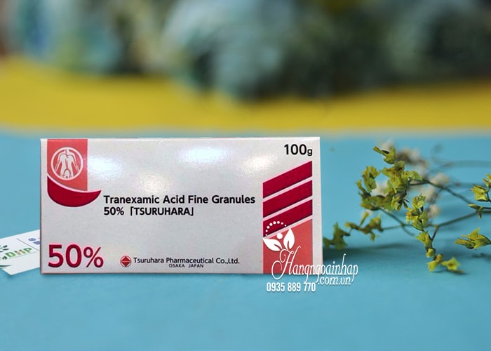 Bột trị nám trắng da Tranexamic Acid 50 Tsuruhara 100g 1