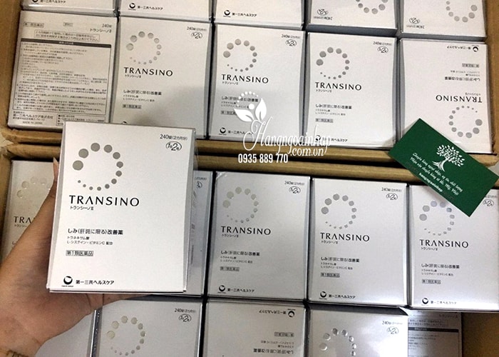 Viên Uống Trị Nám Tàn Nhang Transino Whitening Hộp 240 Viên