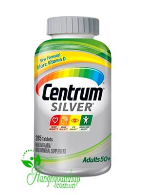 Centrum Silver Multivitamin 50+ 285 Viên - Vitamin Cho Người Trên 50 Tuổi