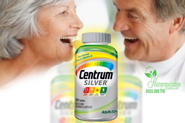 Centrum Silver Multivitamin 50+ 285 Viên - Vitamin Cho Người Trên 50 Tuổi