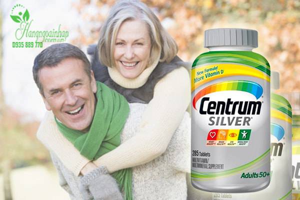 Centrum Silver Multivitamin 50+ 285 Viên - Vitamin Cho Người Trên 50 Tuổi