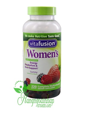 Kẹo dẻo Vitamin Vitafusion Women’s Multivitamin 220 viên cho phụ nữ