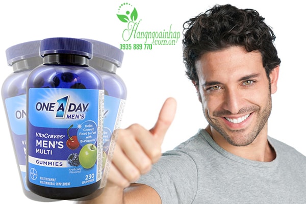 Kẹo Vitamin One A Day Men’s Vitacraves Gummies của Mỹ 230 viên