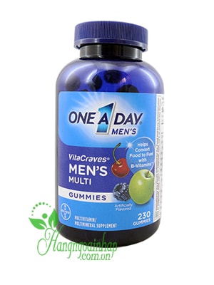 Kẹo Vitamin One A Day Men’s Vitacraves Gummies của Mỹ 230 viên