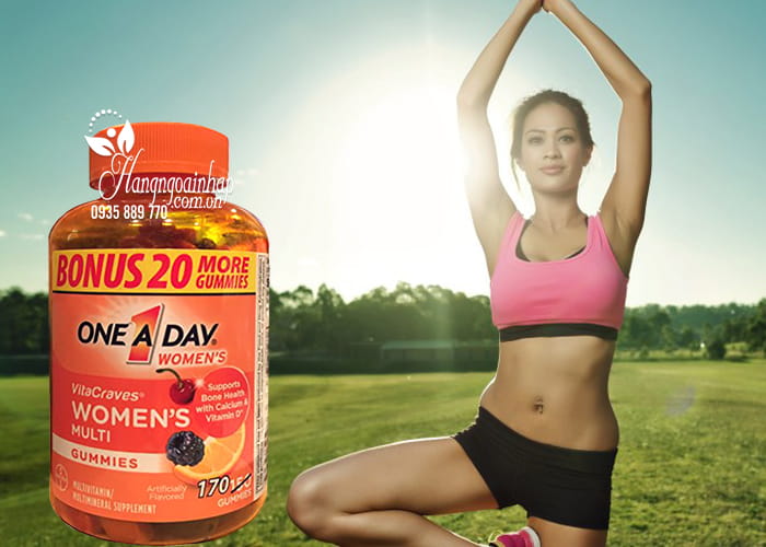 Kẹo Vitamin One A Day Women’s Vitacraves Gummies 170 viên của Mỹ 3