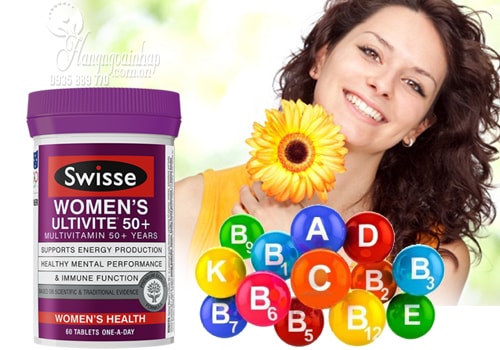 Vitamin Tổng Hợp Cho Phụ Nữ Trên 50 Tuổi - Swisse Womens Ultivite 50+ 60 viên