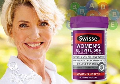 Vitamin Tổng Hợp Cho Phụ Nữ Trên 50 Tuổi - Swisse Womens Ultivite 50+ 60 viên