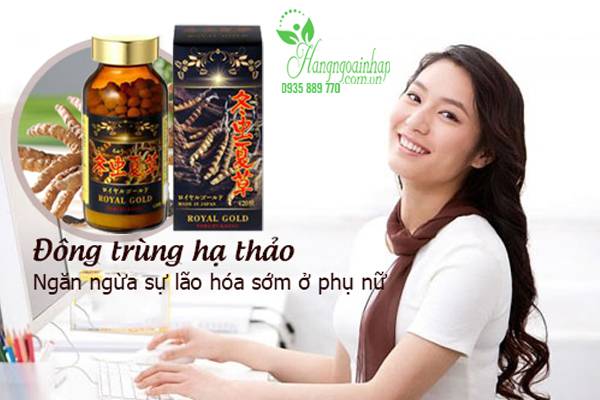 Mời bạn xem thêm Đông trùng hạ thảo tohchukasou royal gold 420 viên cao cấp của Nhật Bản