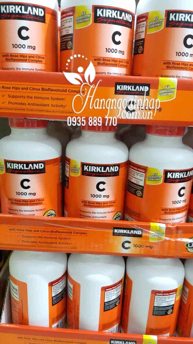 Viên Uống Bổ Sung Vitamin C 1000Mg Kirkland 500 Viên Của Mỹ