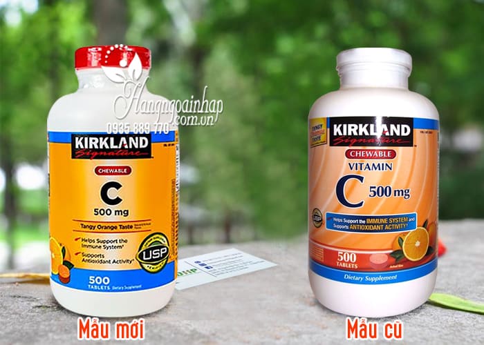 Viên uống bổ sung vitamin C 500mg Kirkland 500 viên của Mỹ 22