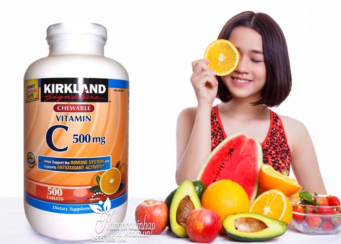 Viên uống bổ sung vitamin C 500mg Kirkland 500 viên của Mỹ 2