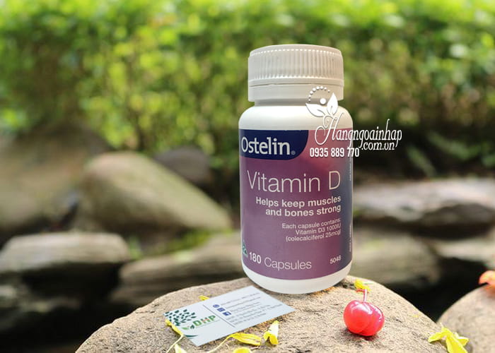 Viên uống bổ sung vitamin D Ostelin 180 viên chính hãng Úc  1