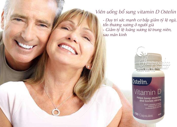 Viên uống bổ sung vitamin D Ostelin 180 viên chính hãng Úc  5