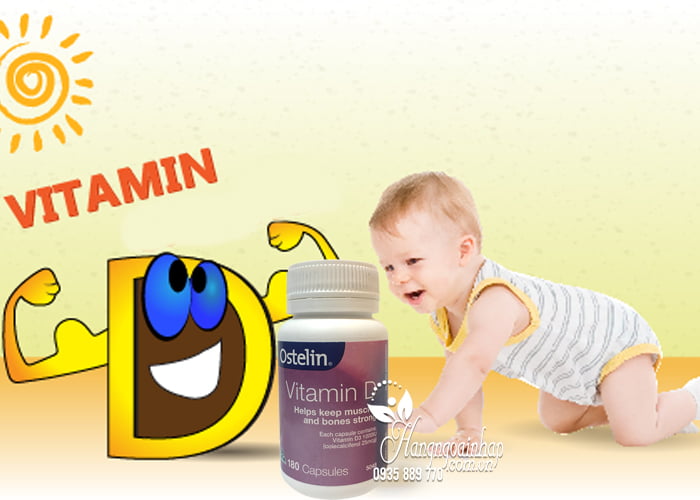 Viên uống bổ sung vitamin D Ostelin 180 viên chính hãng Úc  2
