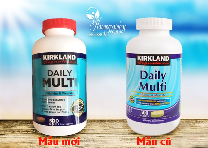 Viên  Uống Bổ Sung Vitamin Tổng Hợp Daily Multi Kirkland  500 Viên Của Mỹ