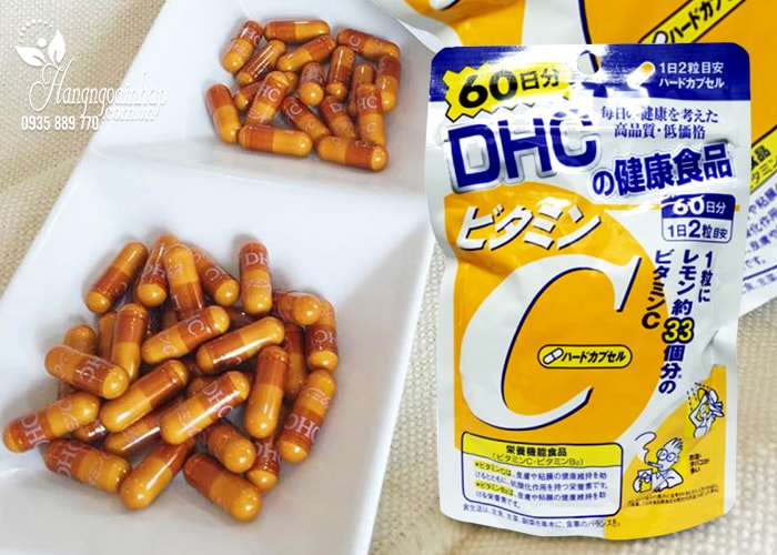 Viên uống DHC bổ sung Vitamin C 120 viên 60 ngày của Nhật Bản