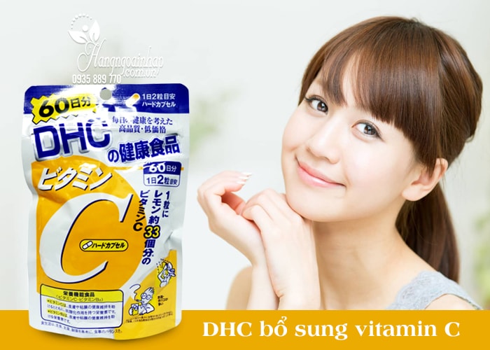 Viên uống DHC bổ sung Vitamin C 120 viên 60 ngày Nhật Bản