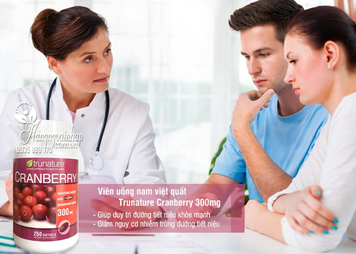 Viên uống nam việt quất Trunature Cranberry 300mg hộp 250 viên 1