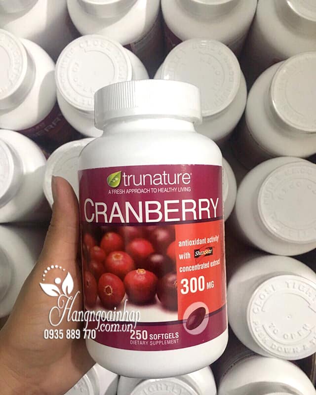 Viên uống nam việt quất Trunature Cranberry 300mg hộp 250 viên 2